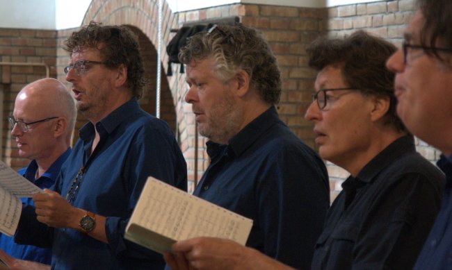 Bassen tijdens de Petite Messe Solennelle